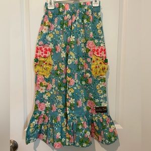 Matilda Jane girls ruffle pants, size 8